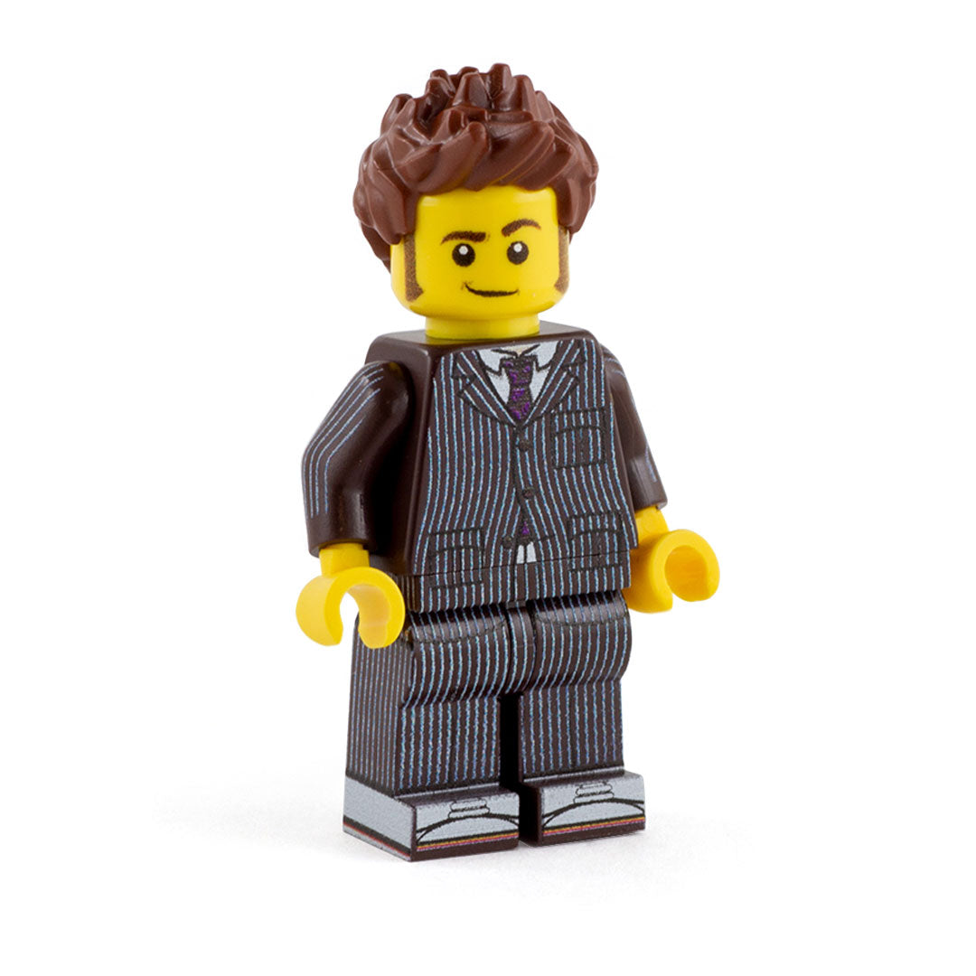 10th Doctor, David Tennant - Custom LEGO Minifigure (Doctor Who)