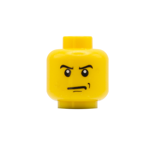 Scowling - LEGO Minifigure Head