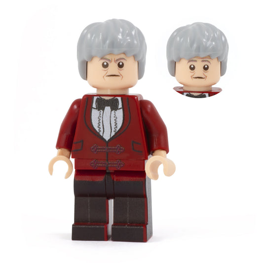 3rd Doctor, Jon Pertwee, Doctor Who - Custom Design LEGO Minifigure