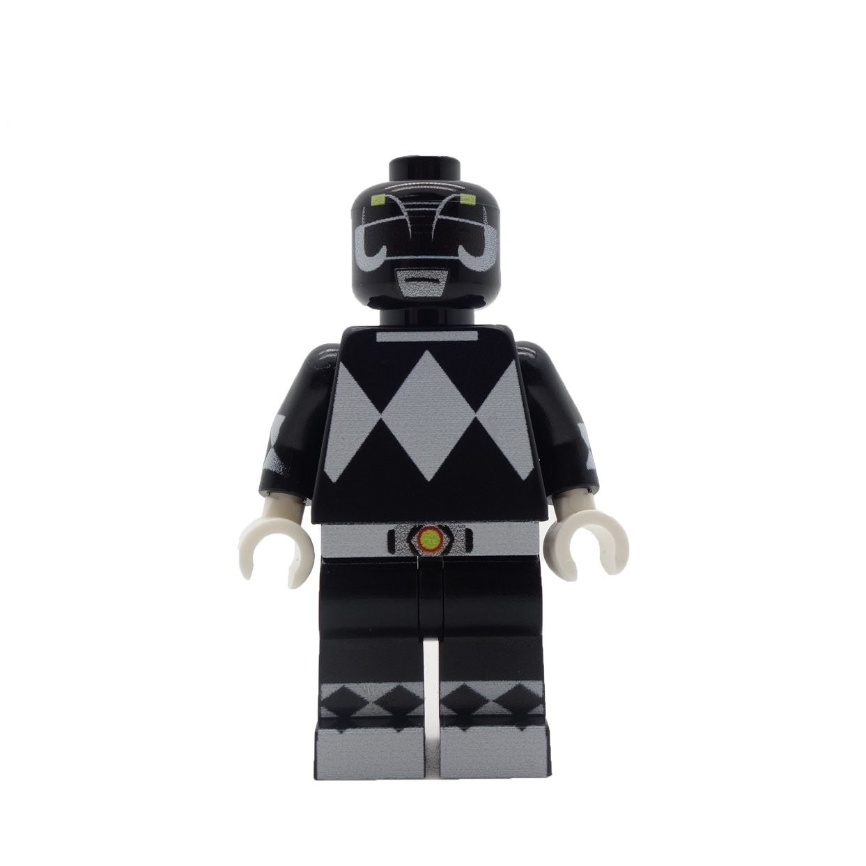 black ranger, power rangers custom LEGO minifigure