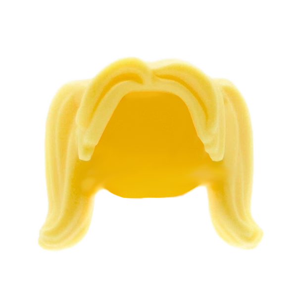 Light Blonde Pigtails - Lego Minifigure Hair – Minifigs.me