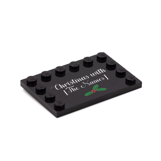 Christmas with the.... Couples Baseplate - Custom Printed Baseplate