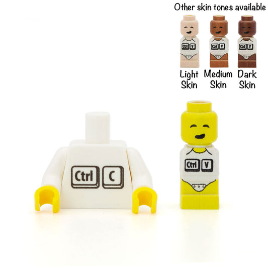 Parent & Baby Copy Paste Torso and Baby (Mac Version) - Custom LEGO Design Minifigure Torso