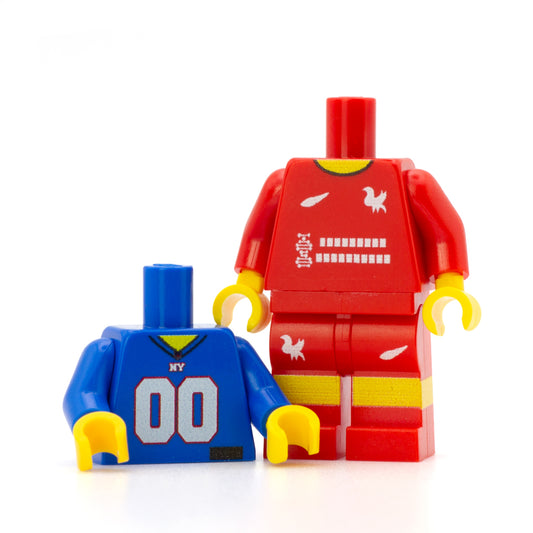 Personalised Sports Shirt & Kit (Any Team and Sport of your Choice) - Custom Design Minifigure