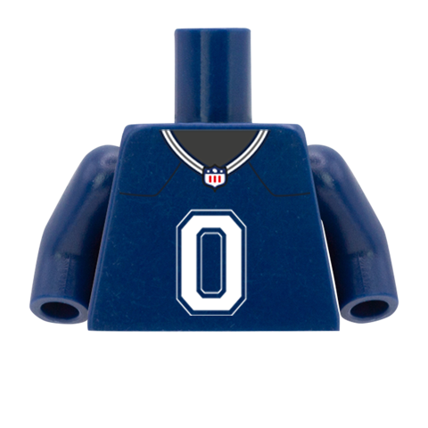 American Football Jerseys - Custom Design Minifigure Torso –