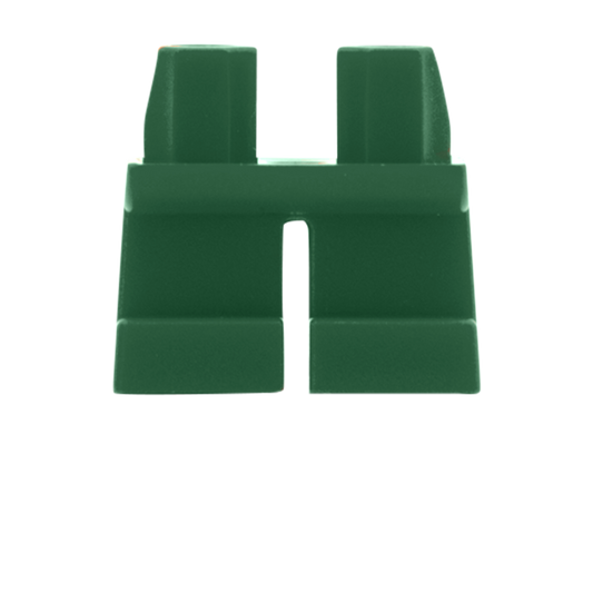 Short Dark Green Legs - LEGO Minifigure Legs