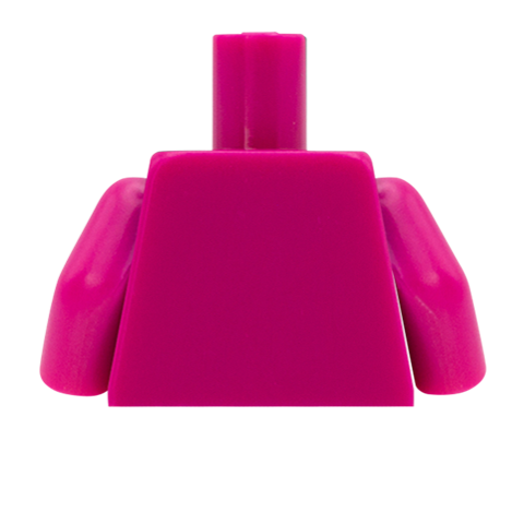 Button Up Figure Sharp Buttoned Up Suit No Tie - Custom Design Minifigure Torso ...