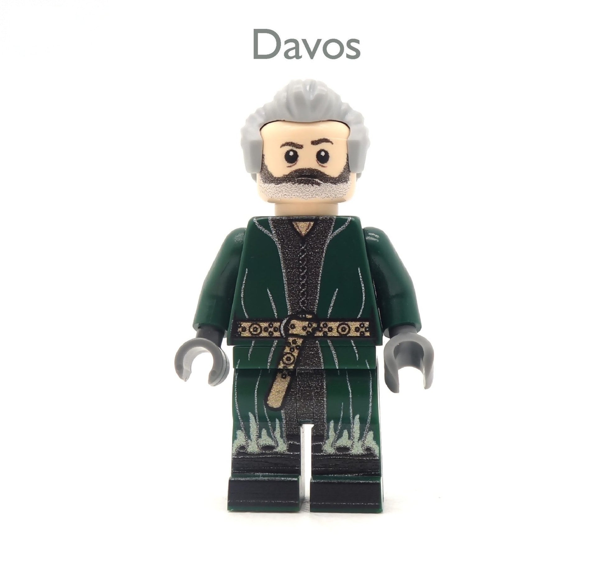 LEGO Ser Davos (game of thrones) - Custom Design Minifigure