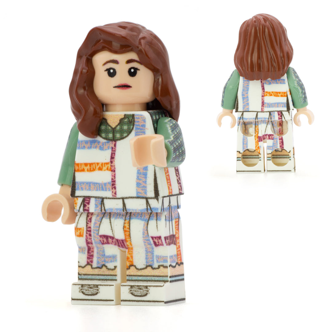 Stranger Things Eleven as a custom LEGO minifigure