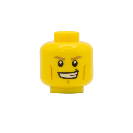 Cheeky Grin / Wink - LEGO Minifigure Head