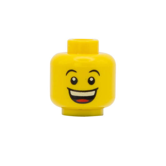 Super Happy Smile / Crying- Custom Printed Minifigure Head