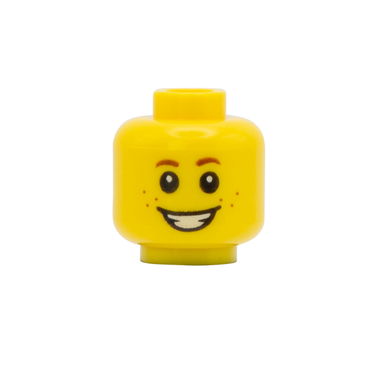 Freckles Smile / Unsure - LEGO Minifigure Head