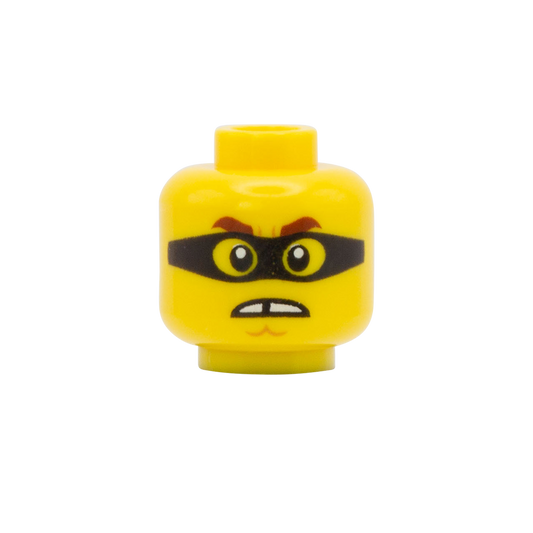 Angry Mask / Toothy Big Smile - LEGO Minifigure Head