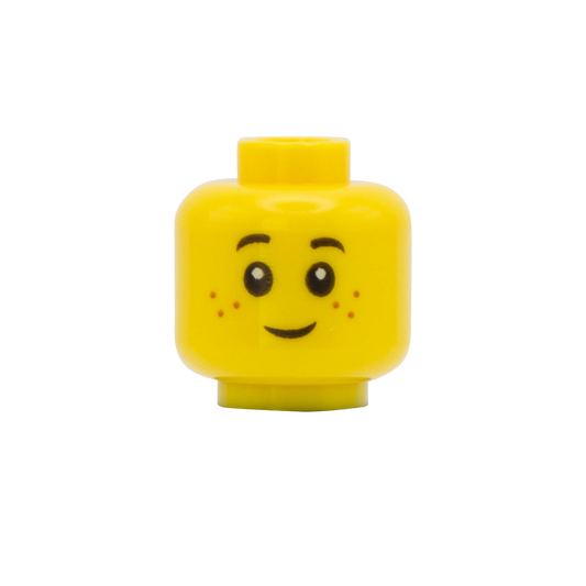 Freckles Sad / Happy - LEGO Minifigure Head