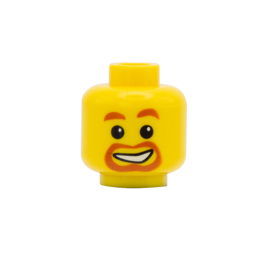 Ginger Goatee - LEGO Minifigure Head