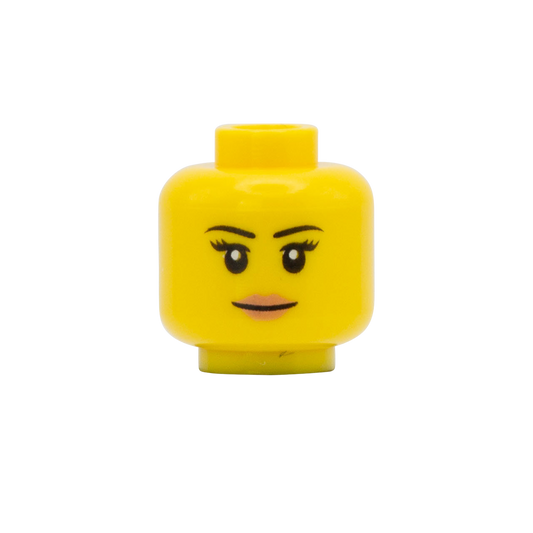 Smile Pale Lipstick  - LEGO Minifigure Head