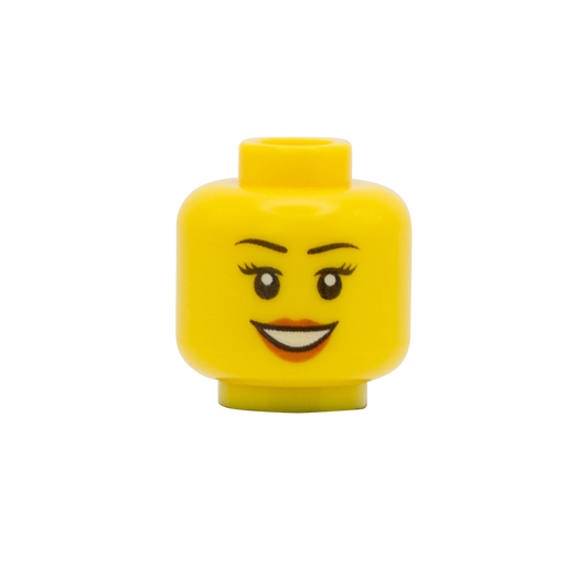 Big Smile, Lipstick - Lego Minifigure Head