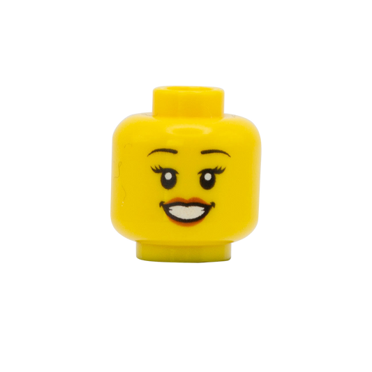 Big Grin / Eyes Closed Happy - LEGO Minifigure Head