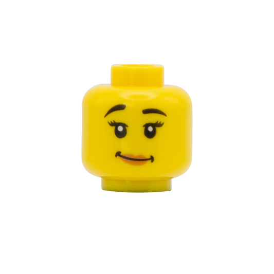 Whoops Sweating / Slight Smile - Custom Printed Minifigure Head