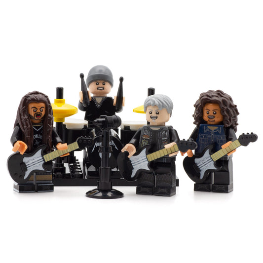 Metallica Band - Custom Design LEGO Minifigure Set