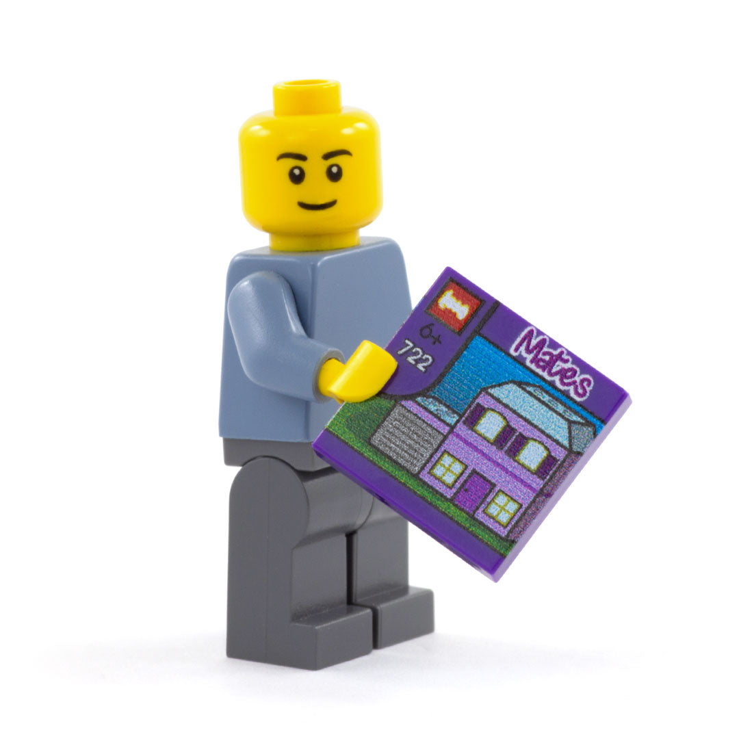 LEGO Friends Mates Box of Blocks - Custom Design Tile