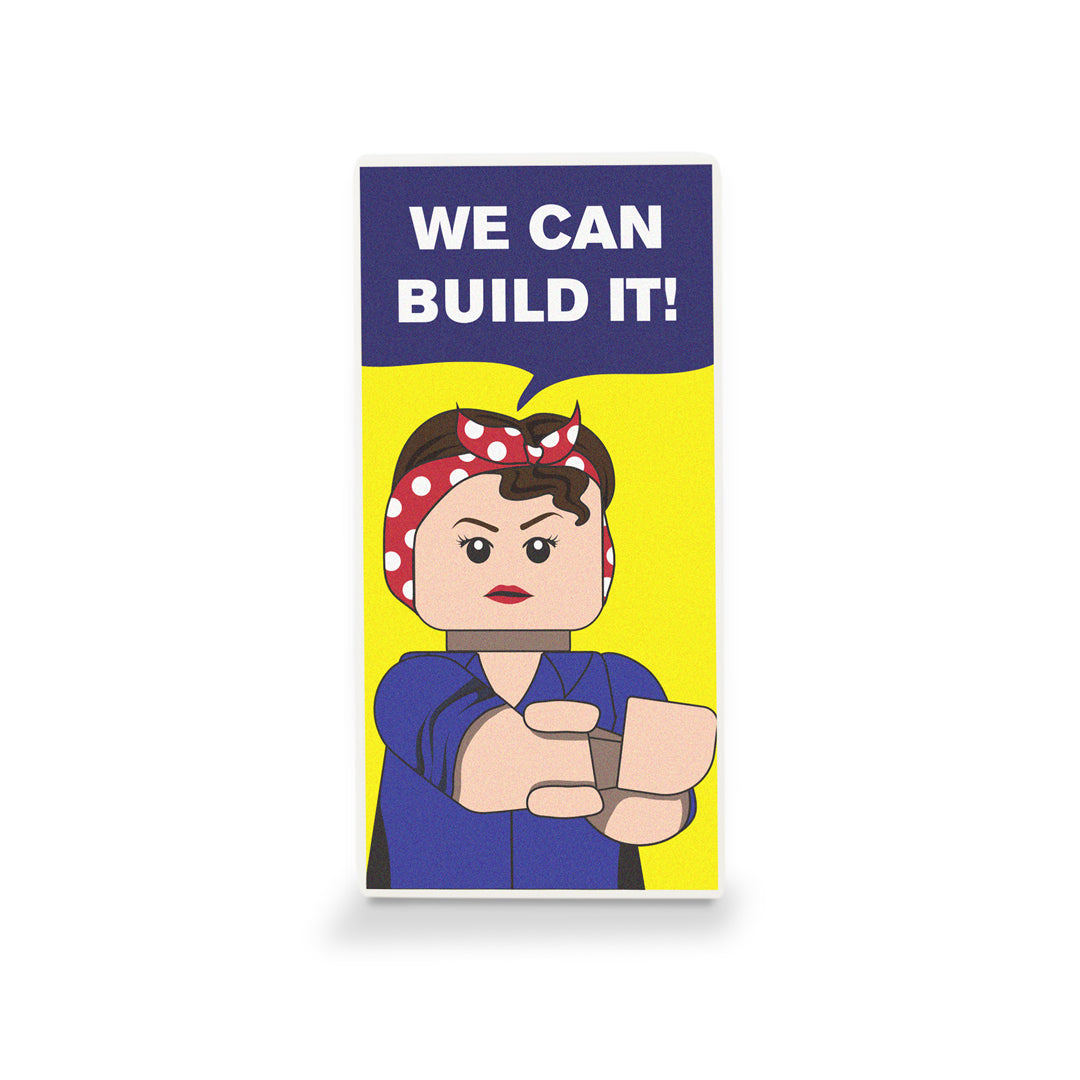We Can Build It Poster - Custom Design Tile – Minifigs.me