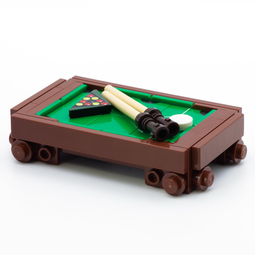Pool Table, snooker table - Custom LEGO Minibuild Display