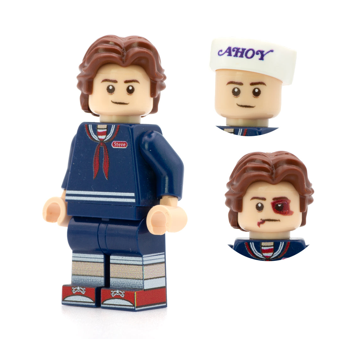 Steve from Stranger Things (Scoops Ahoy) - Custom LEGO minifigures