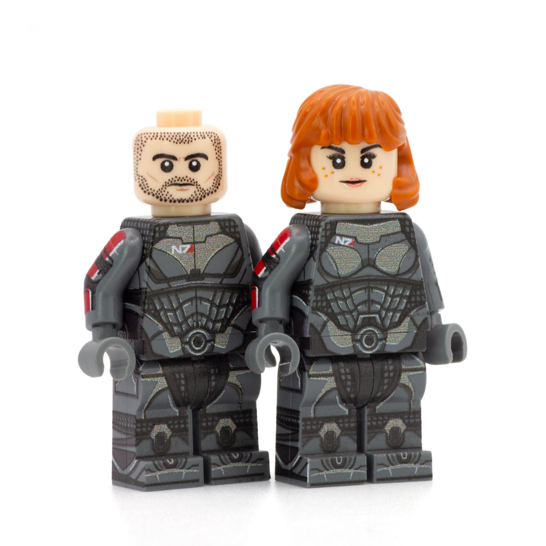 Commander Shepard - Custom Design Minifigure – Minifigs.me
