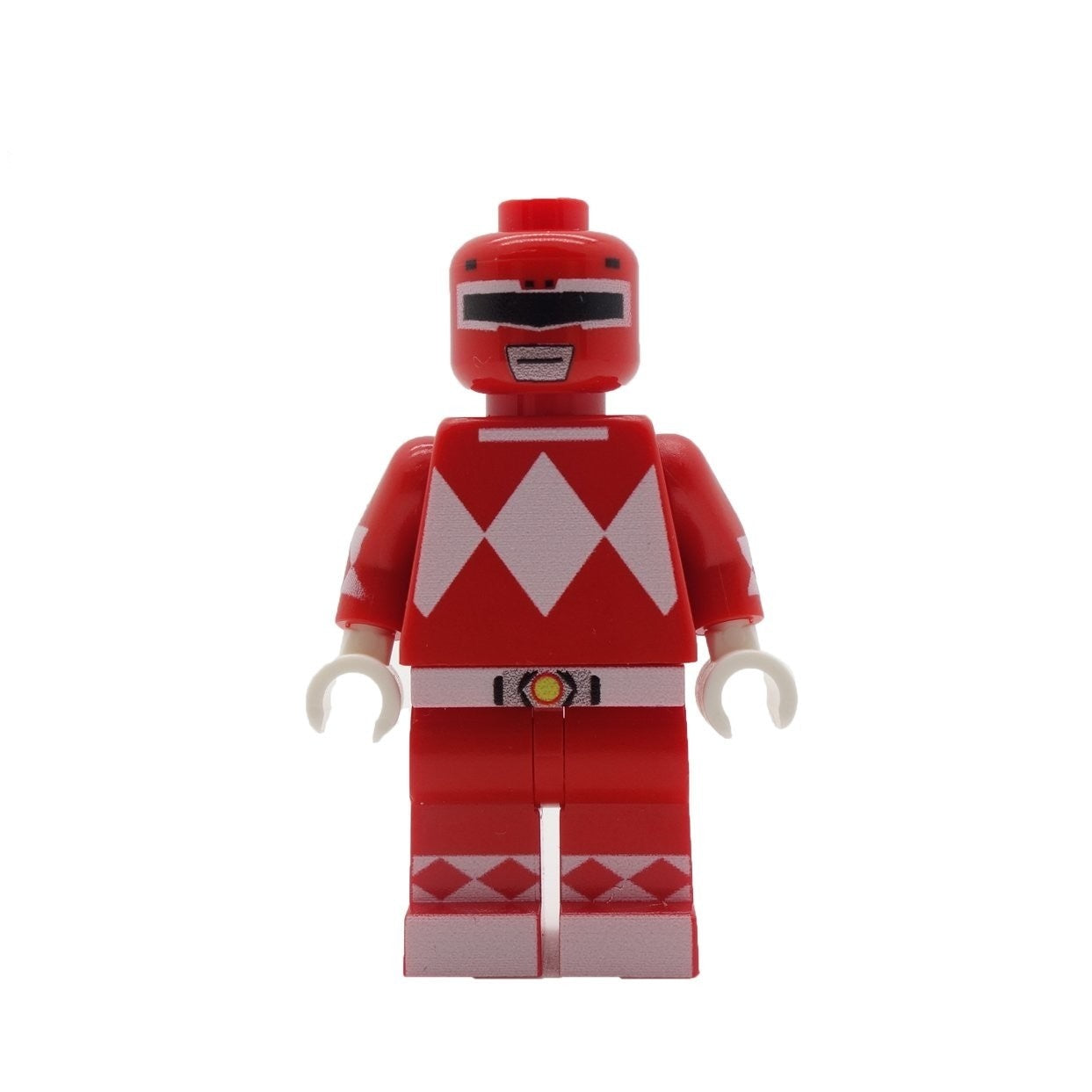 red ranger, power rangers custom LEGO minifigure