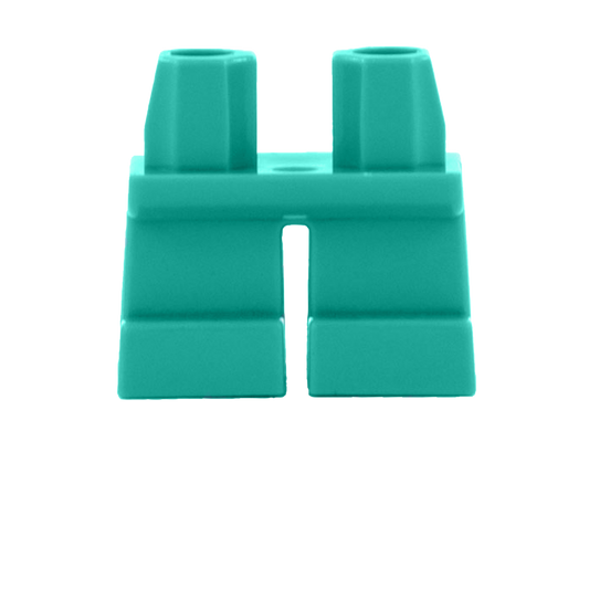 Short Teal Legs - LEGO Minifigure Legs