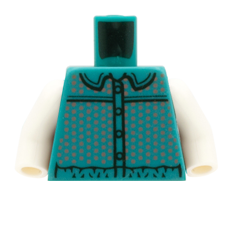 LEGO Teal Children's Polka Dot Shirt with Collar