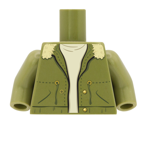 Parka Jacket - Custom Design Minifigure Torso