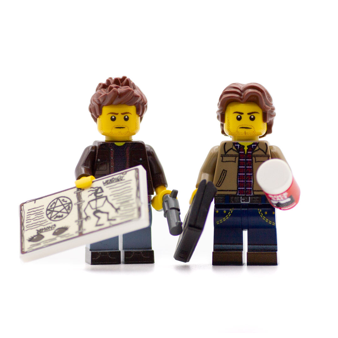 Lego Accessoires Minifig Custom Si-Dan Toys 12 Sacs de sable (noir