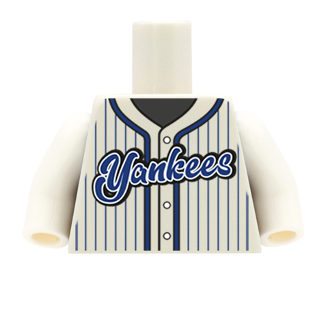 yankees baseball custom LEGO minifigure torso