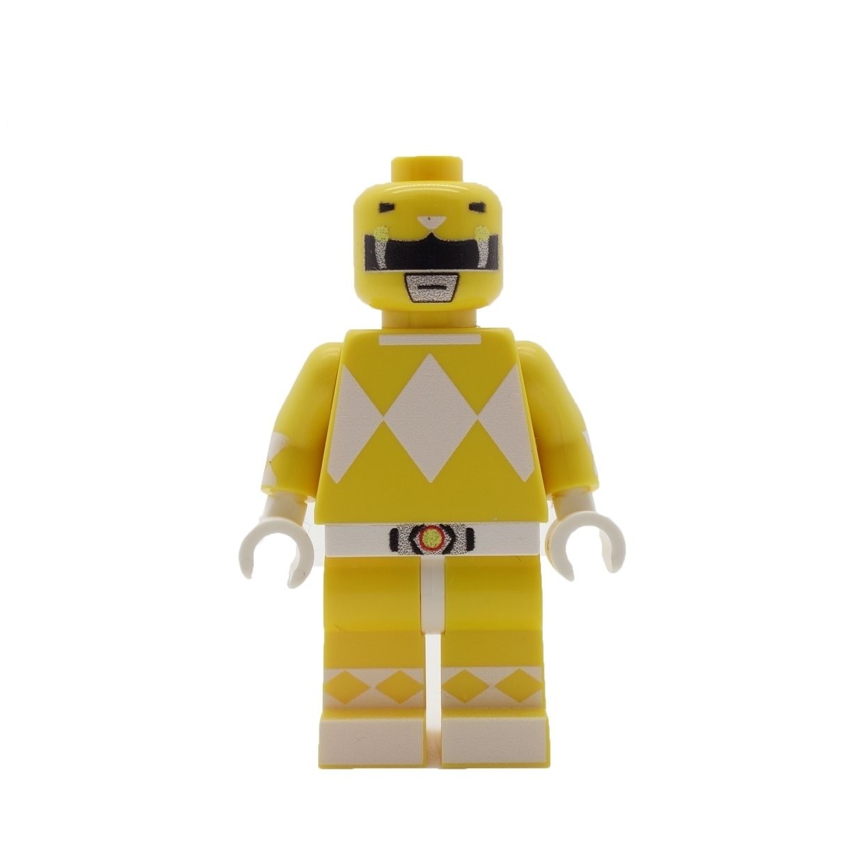 yellow ranger, power rangers custom LEGO minifigure