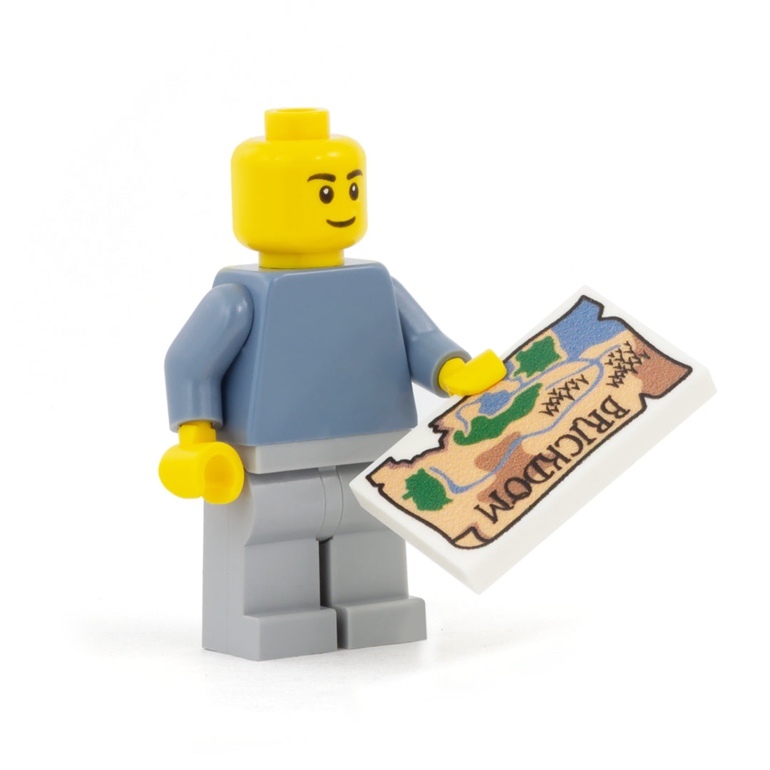 Ancient Map - Custom Design LEGO Tile
