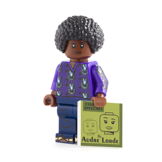 LEGO Audre Lorde - custom design minifigure
