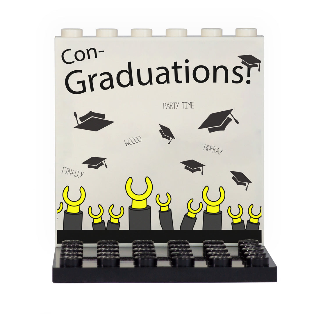 Graduation Boot Display Con Graduations! Back Panel - Custom Design Display Panel and Stand ...