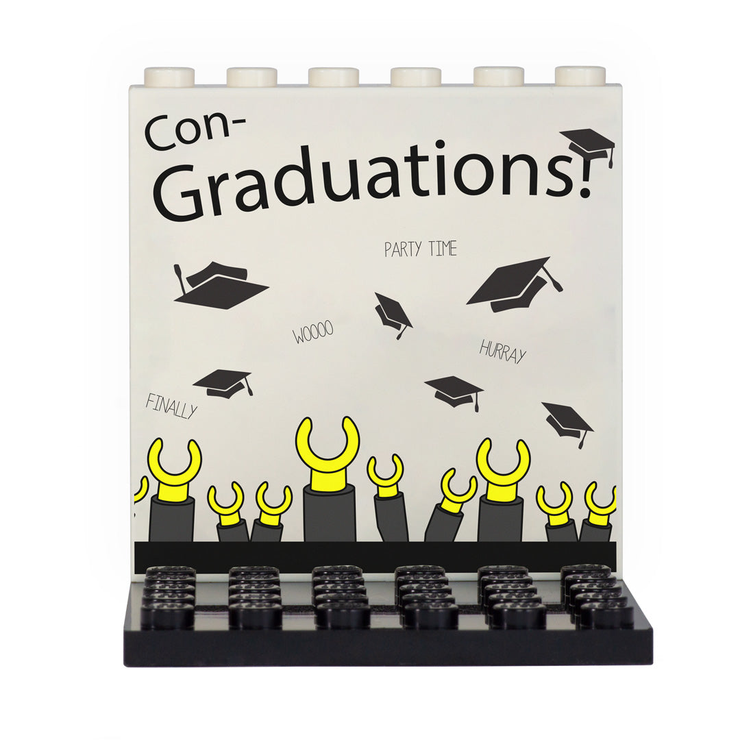 Con Graduations! Back Panel- Custom Design Display Panel and Stand