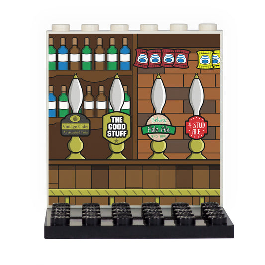 Pub Back Panel- Custom Design Display Panel and Stand
