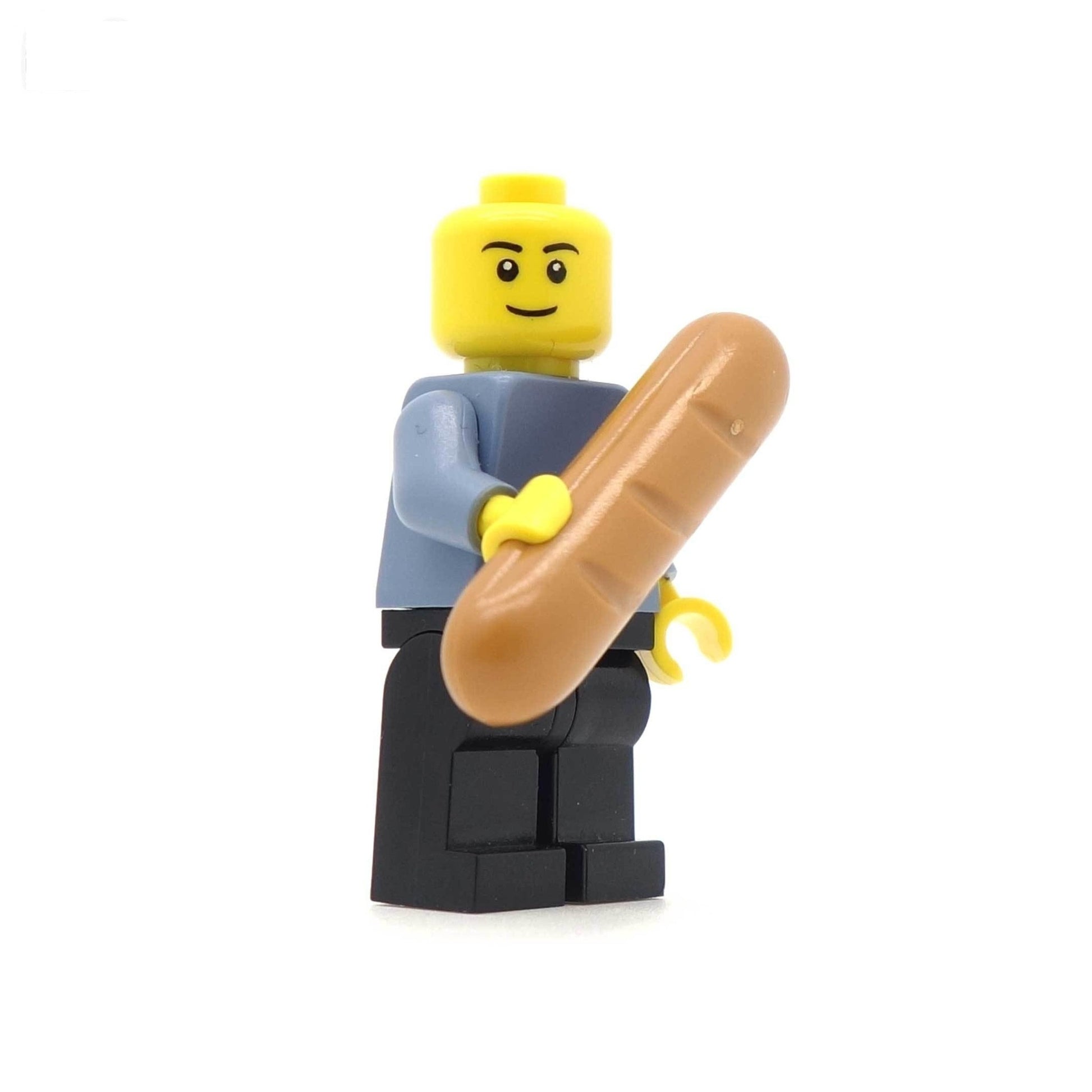 Minifig Holding LEGO Baguette