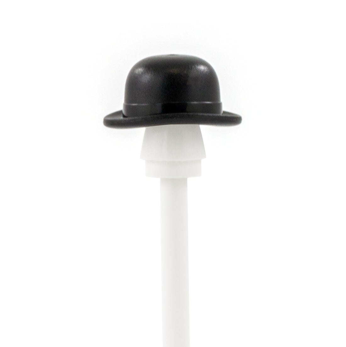 Black Bowler Hat LEGO Minifigure Hat Minifigs.me