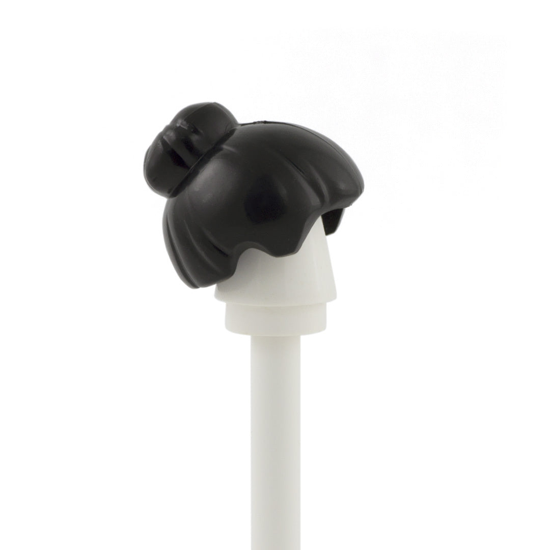 Black Bun LEGO MINIFIGURE HAIR