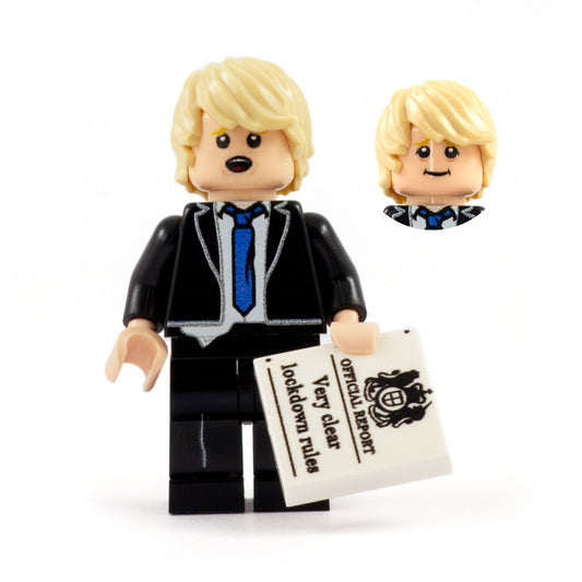Boris Johnson, UK Prime Minister - Custom Design LEGO Minifigure