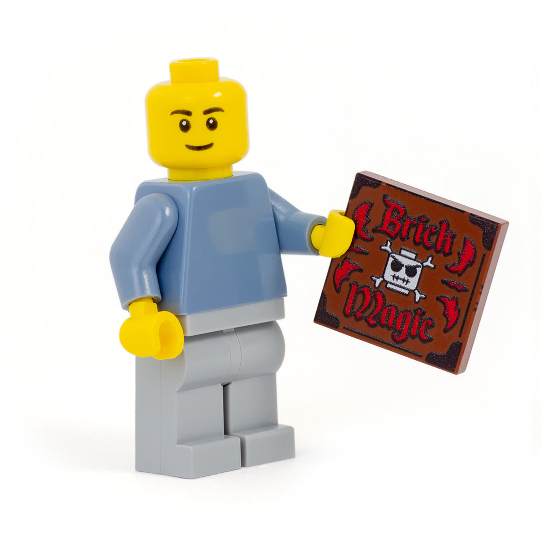 Brick Magic Spell Book - Custom Design LEGO Tile