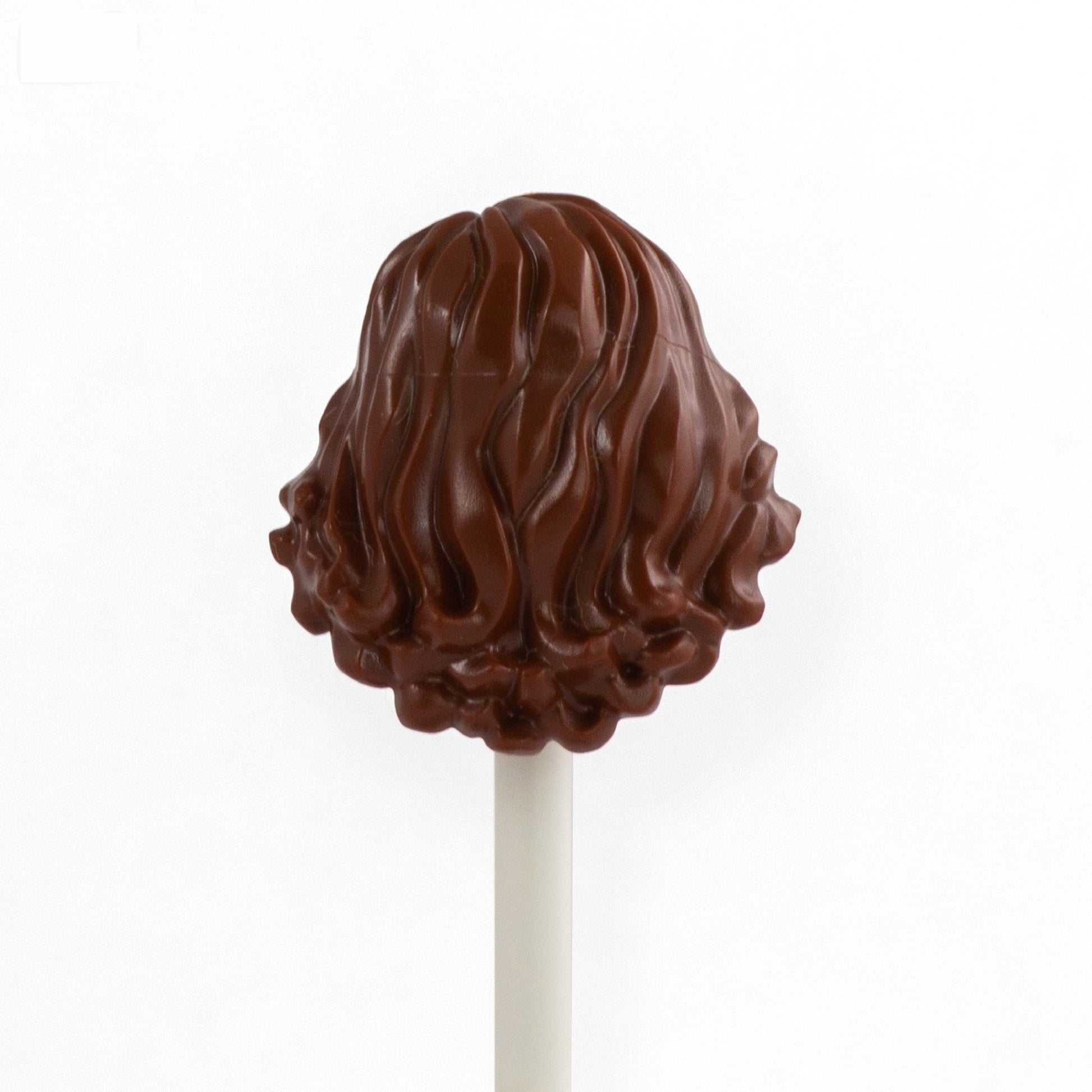 Brown Long Cascading, Curly, Wavy - LEGO Minifigure Hair