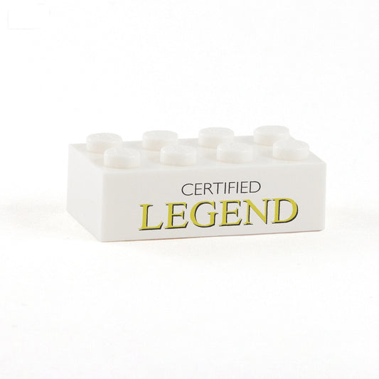 Certified Legend Display Brick - Custom Printed 2 x 4 Brick
