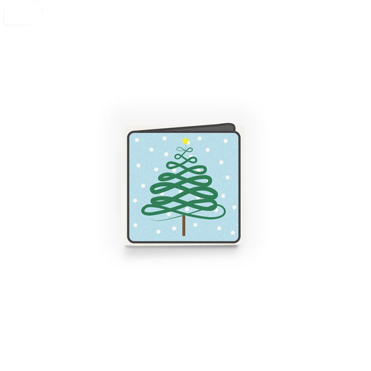 Christmas Tree Card - Custom LEGO Tile