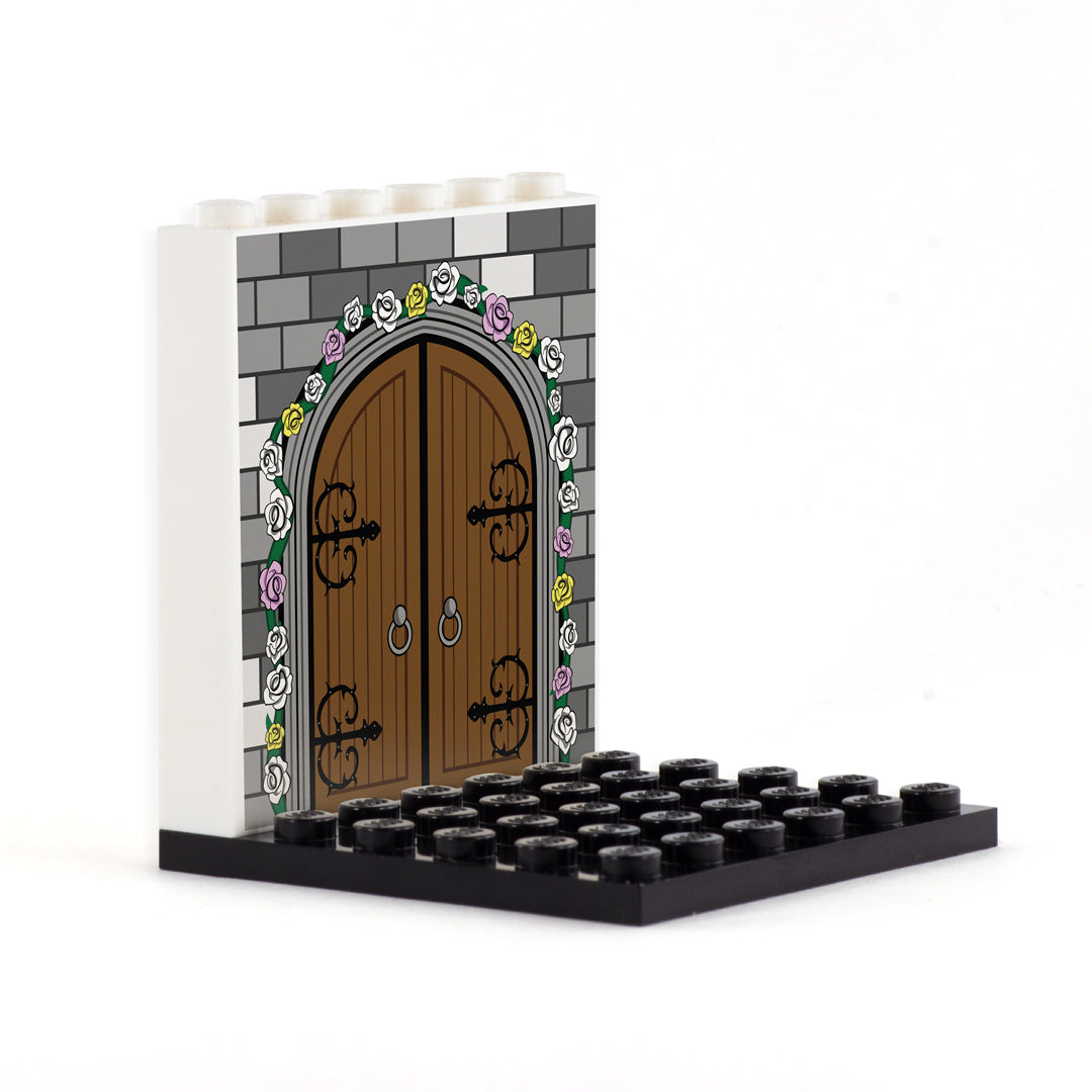 Church Doors Wedding Backpanel - Custom Design Display Panel and Stand